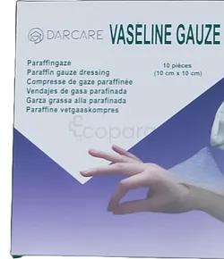 Darcare Gaze Vaselinee 10*10 Boite De 10