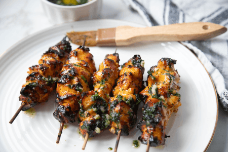 Brochette de Volaille Grillée à la Fleur de Thy