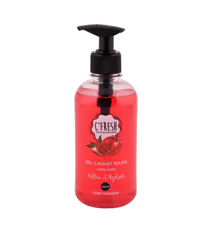 C'fresh Gel Lavant Mains Grenadine 350ml