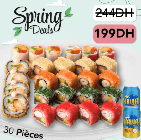 Assortiment Q 30Pièces + 2 Boissons