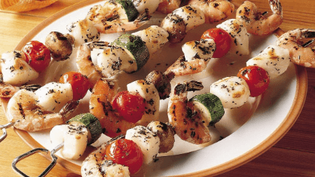 Brochettes de Fruits de Mer