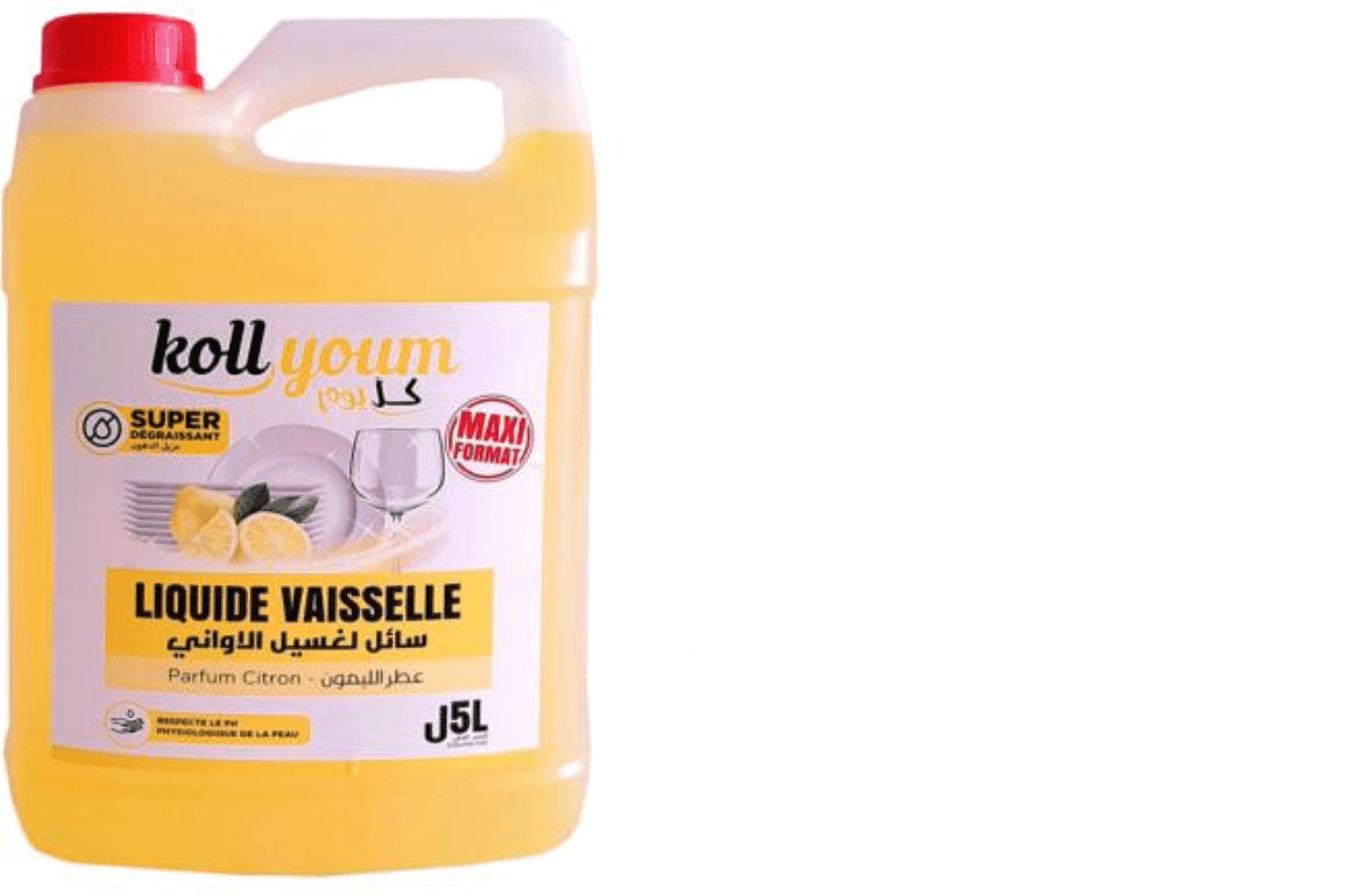 Koll Youm Liquide Vaisselle Citron 5L