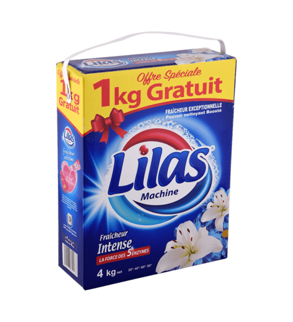 Lilas Poudre Machine Enzyme Max 4kg + 1kg Gratuit