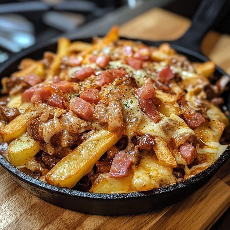 Fritte Poutine Carbonara