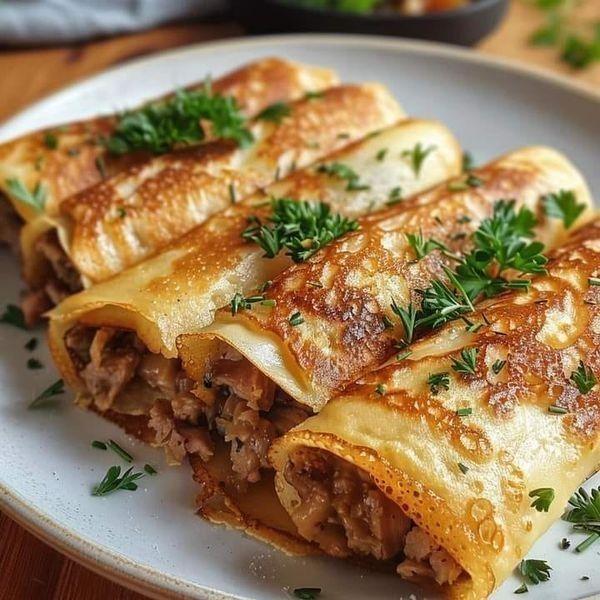 Crêpe viande hachée