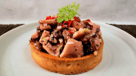 Poulpe Mariné au Piment Doux