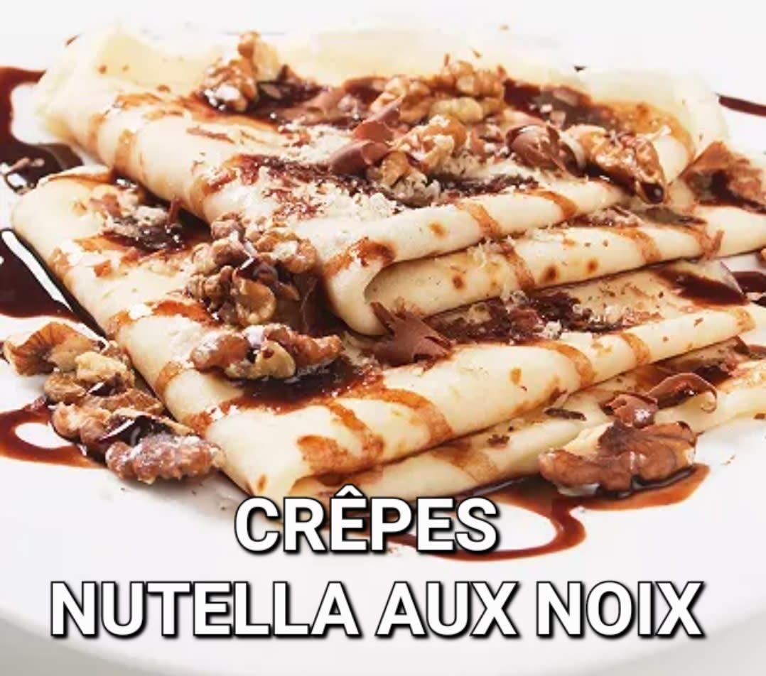 Crêpe Au Chocolat Et Noix