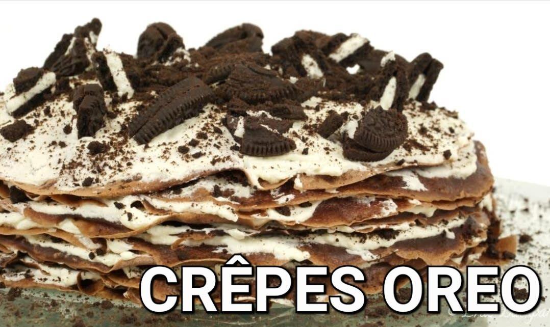 Crêpe Au Chocolat Et Oreo