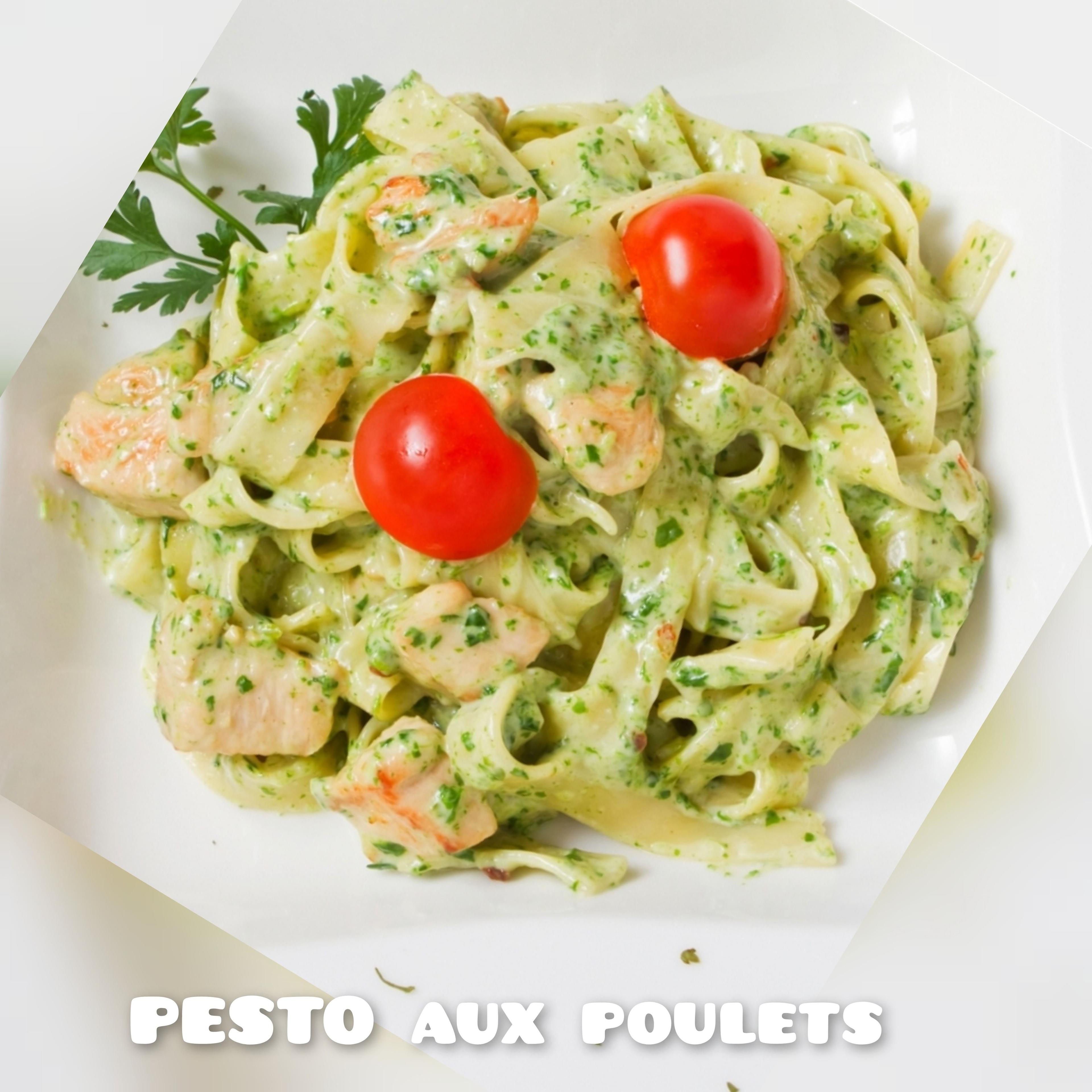 Pâte pesto aux poulets
