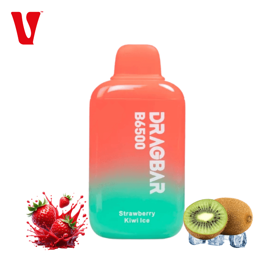 DRAGBAR 6500 Puffs 5% – Strawberry kiwi ice
