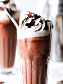 Milkshake Nutella Fraise Mangue Chocolat