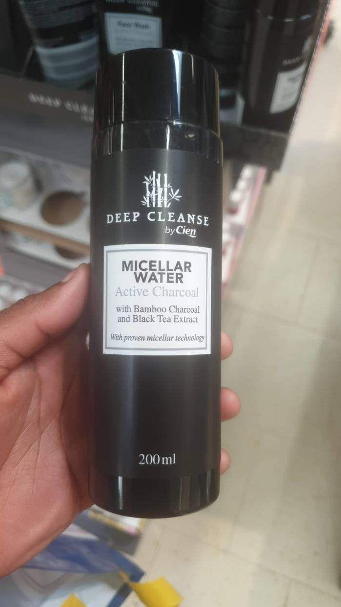Lotion Micellaire Nettoyante En Profondeur Au Charbon Actif Par Cien