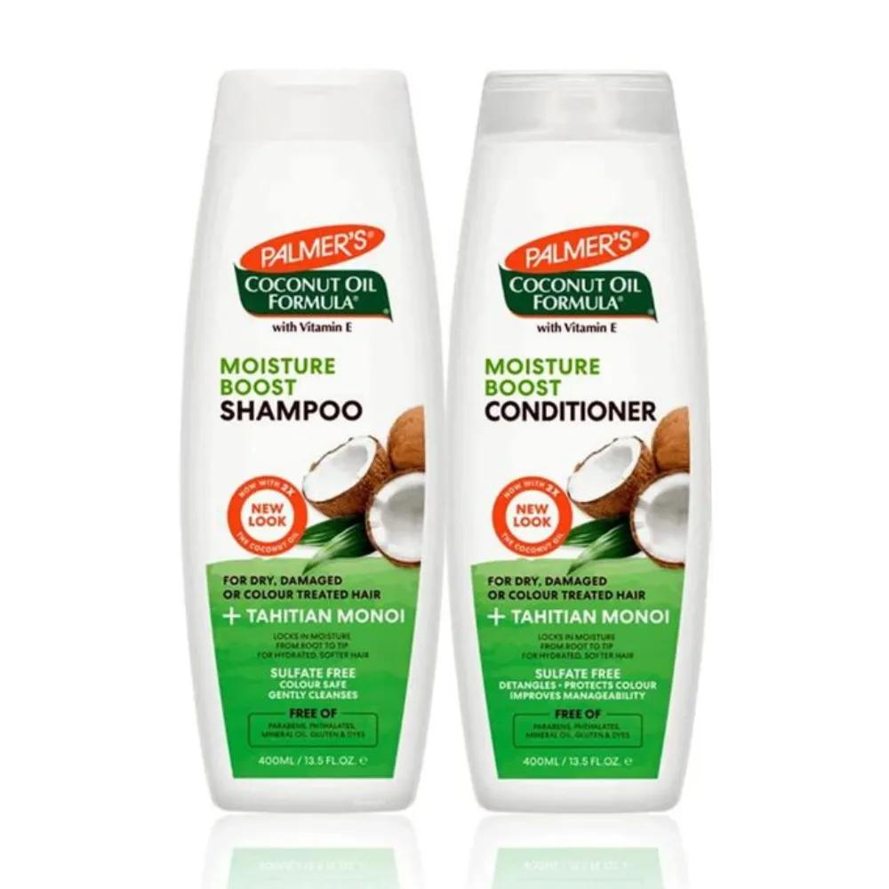 Palmer's Shamp+condi Coco Oil Formula+vitaminee Booster Hydratation 400mlx2