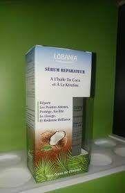 LOBANIA Serum reparateur a l'huile de coco et a la keratine -40ml-