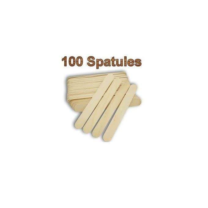 100 Spatules En Bois Pour Épilation Professionnel