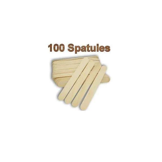 100 Spatules En Bois Pour Épilation Professionnel
