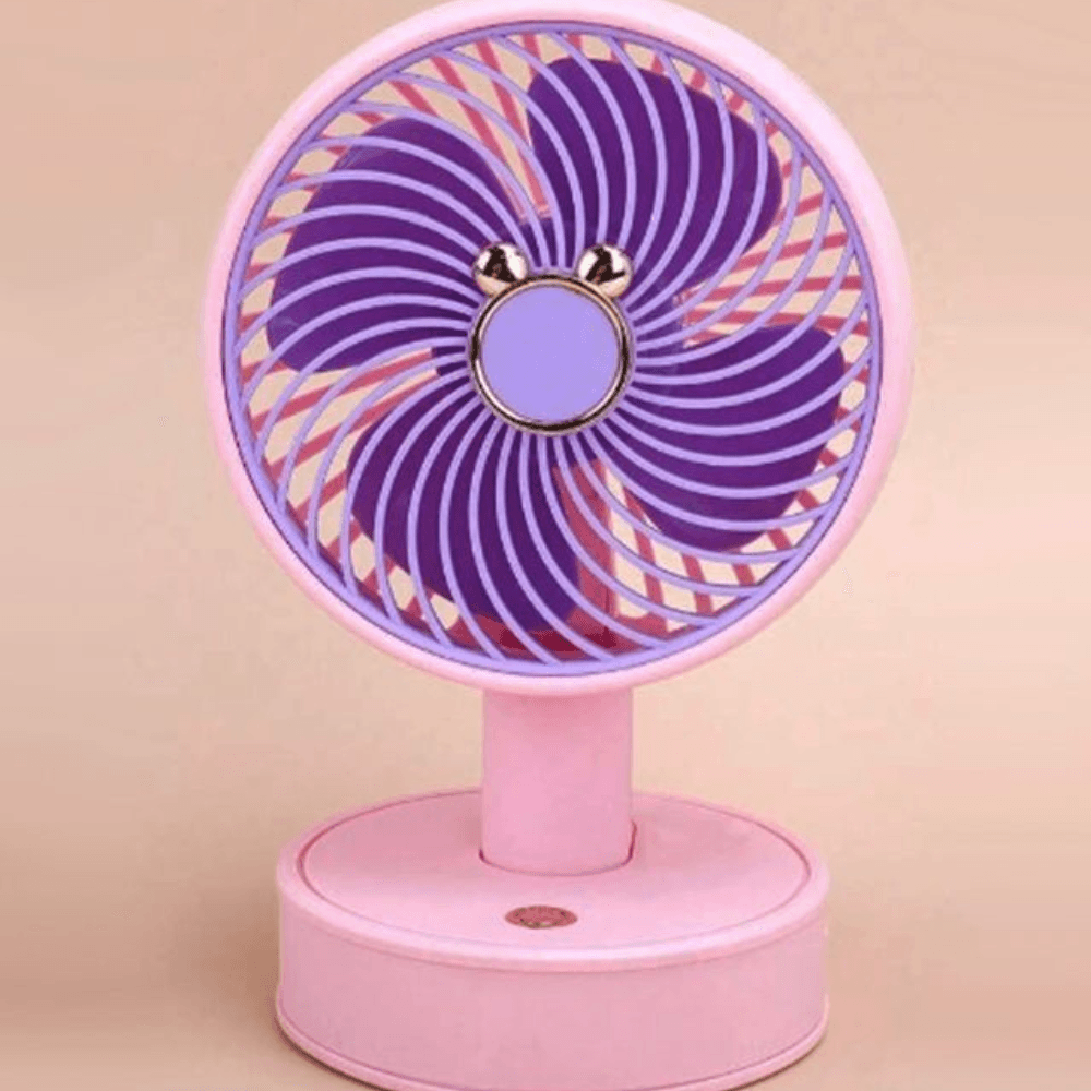 Mini Ventilateur  Usb  De Bureau , Mignon (couleur Selon Disponibilité)