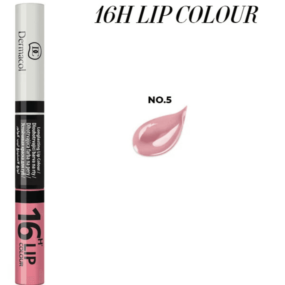 Dermacol Gloss 2 En 1 16h Lip Colour  Long Tenue N5