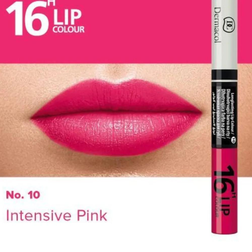 Dermacol Gloss 2 En 1 16h Lip Colour Long Tenue N10 - Rose Foncee -
