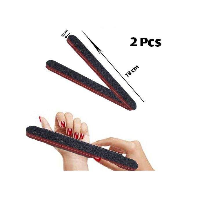 2 Pièces Limes À Ongles 18 Cm X 2 Cm