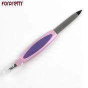 Double-sided Nail File Stainless Steel Nail Filers Manicure Pedicure