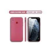 Case Comaptible Avec Samsung A10s Case, Slim Silicone Rouge