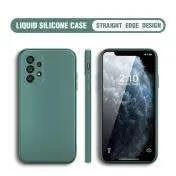 Case Samsung A53 5g Coque Square Silicone Vert Foncé