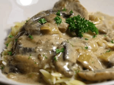 Filet de Bœuf Sauce Champignons