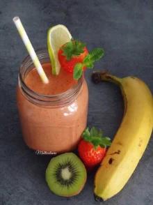 Cocktail Fraise Banane Kiwi