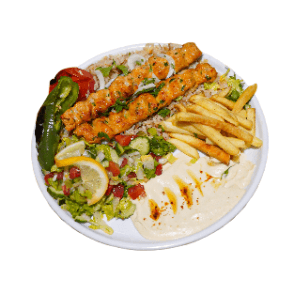 طبق كباب دجاج