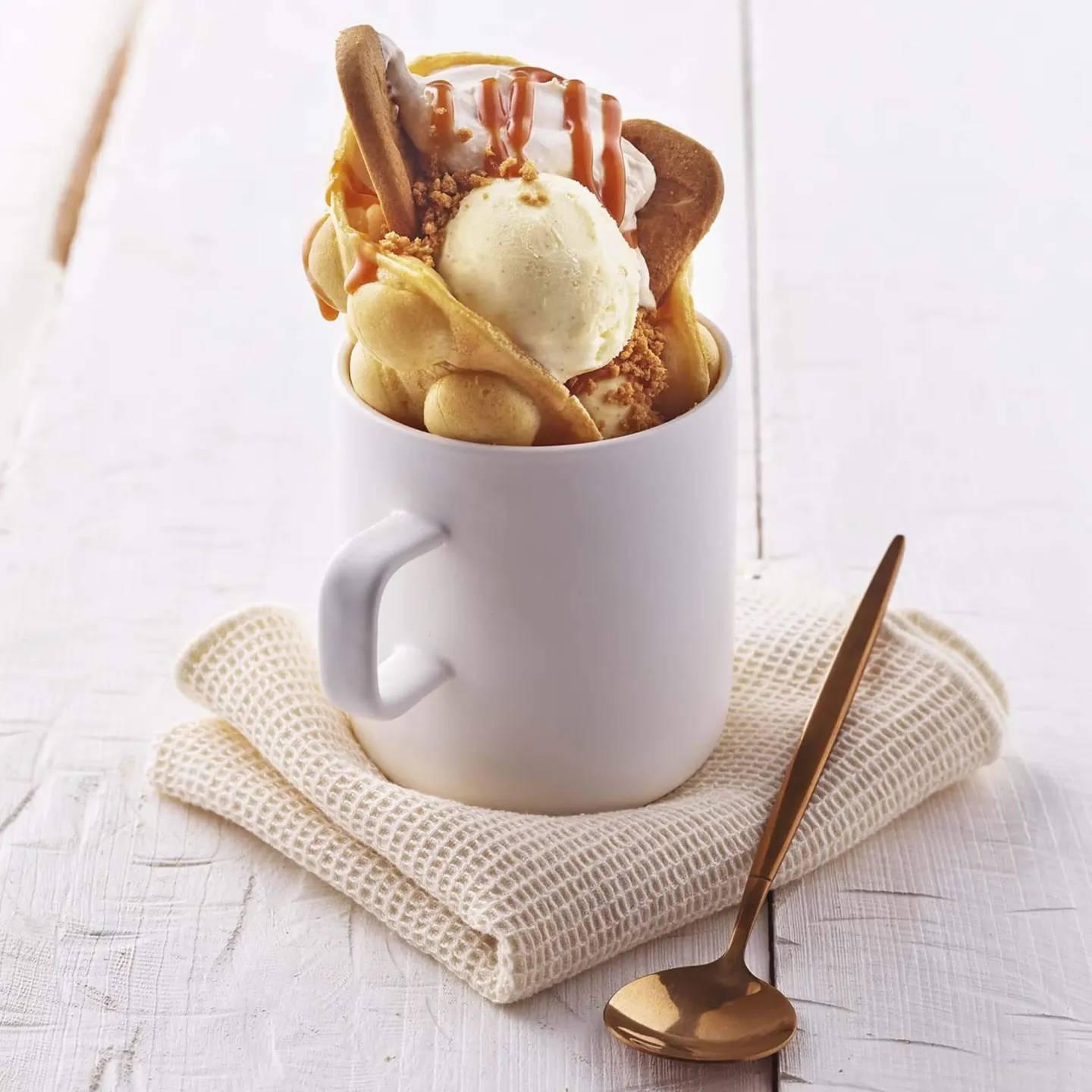 Bubble Waffle Spèculos Caramel