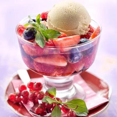 Salade de Fruit Avec Glace