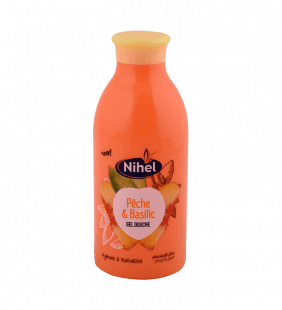 Nihel Gel Douche Pêche-Basilic 500ml