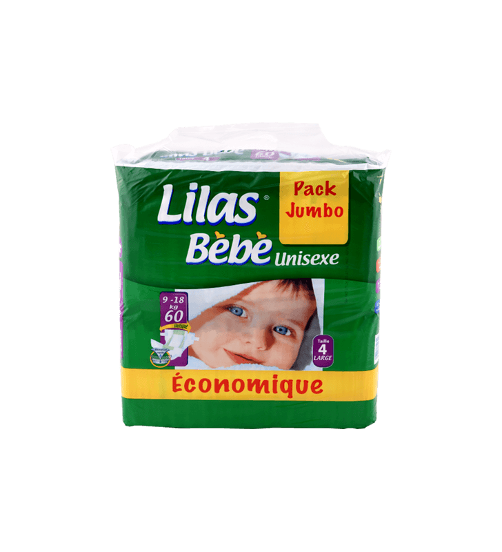 Lilas Couche Bébé Unisexe Jumbo 9-18kg