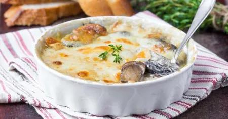 Gratin Poulet Champignon