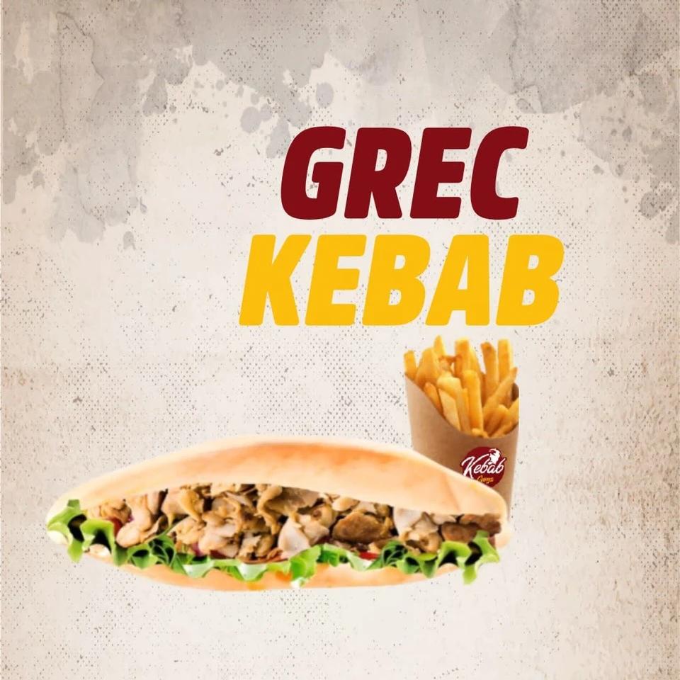 Sandwich Grec Kebab