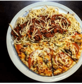 Demi Pizza Et Demi Pâtes