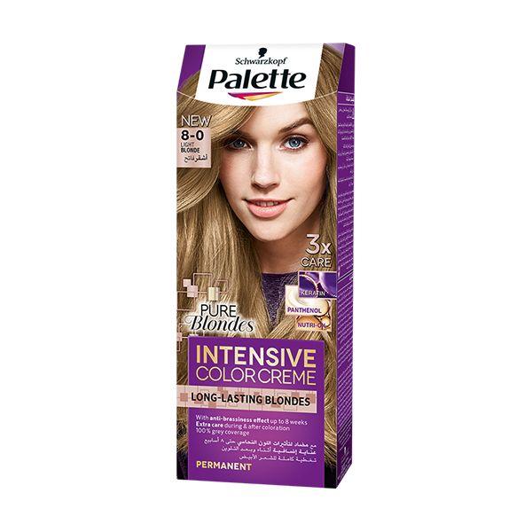 Palette Coloration De Cheveux Blond Clair Icc 8,0