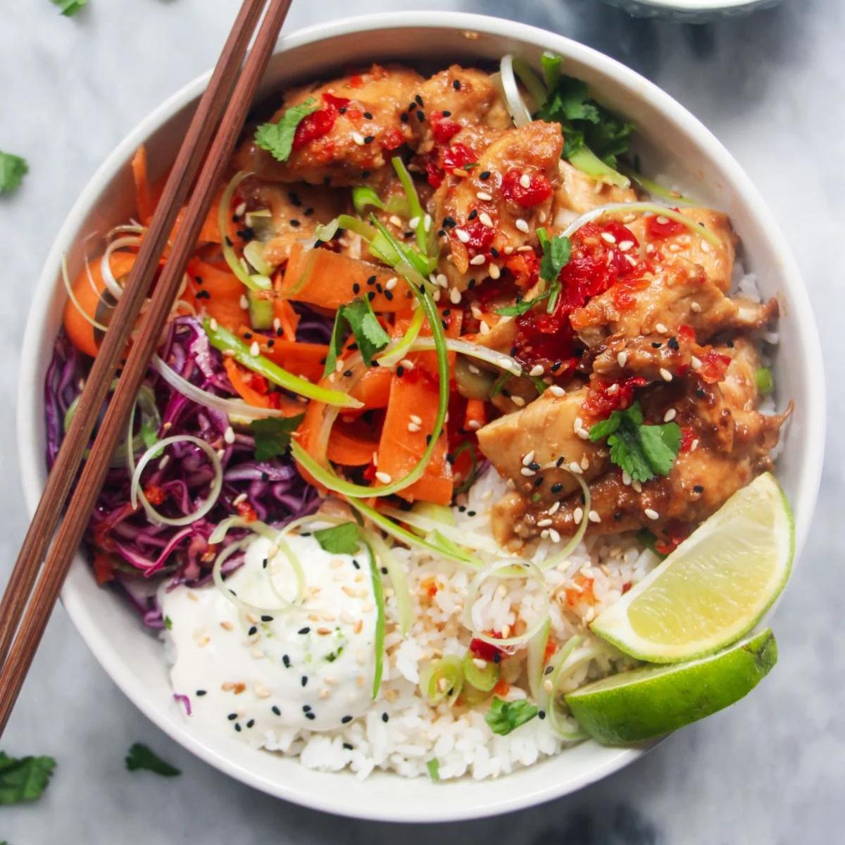 Poké Bowl Crispy Chicken