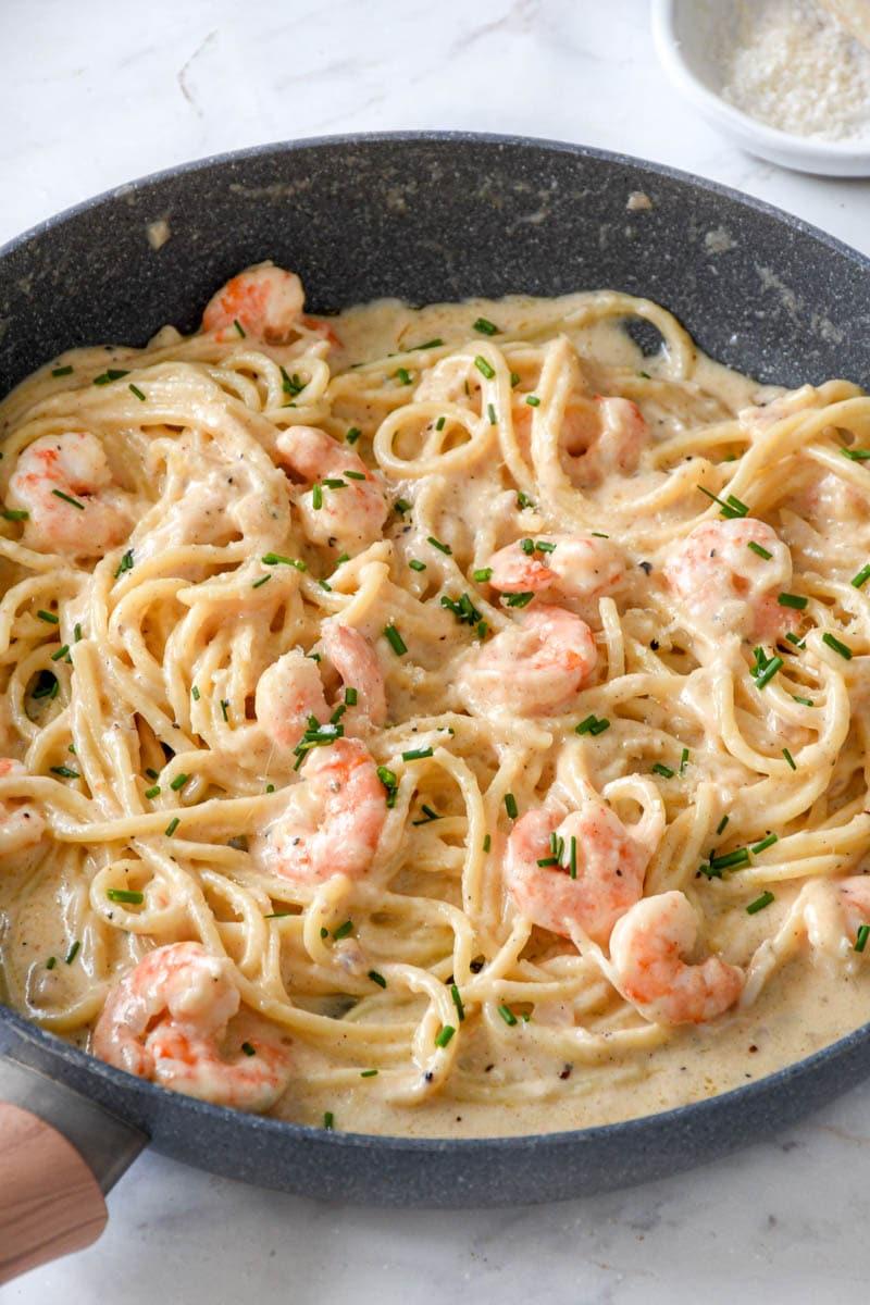 Linguine aux Crevettes