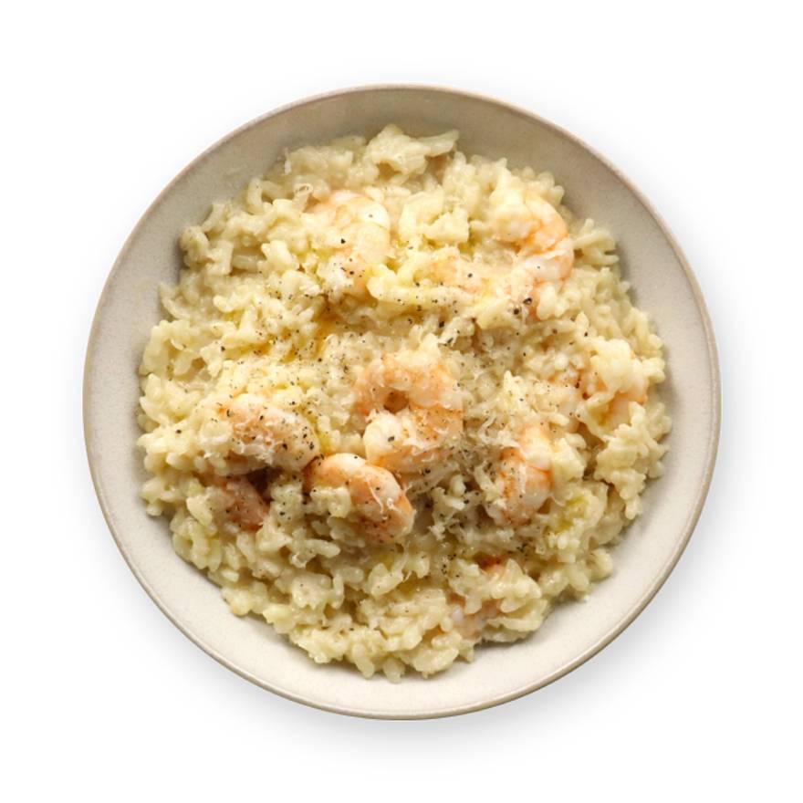 Risotto aux Crevettes et Parmesan