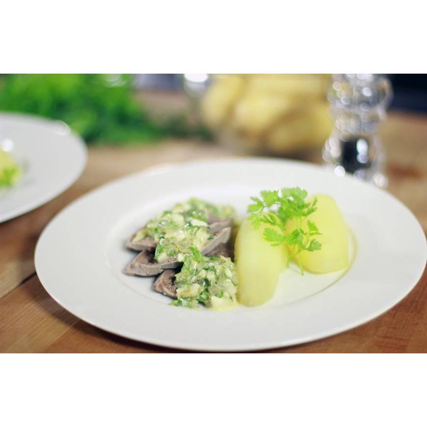 Langue de veau sauce gribiche