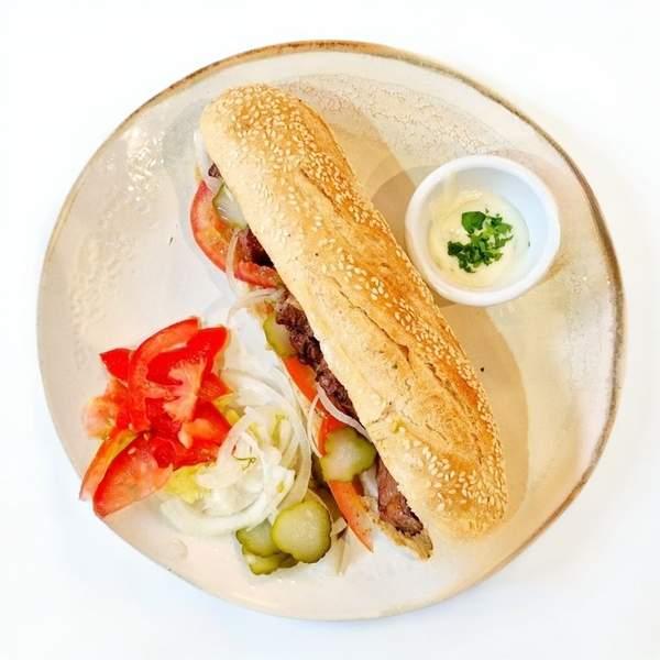 Sandwich brochettes foie (veau)