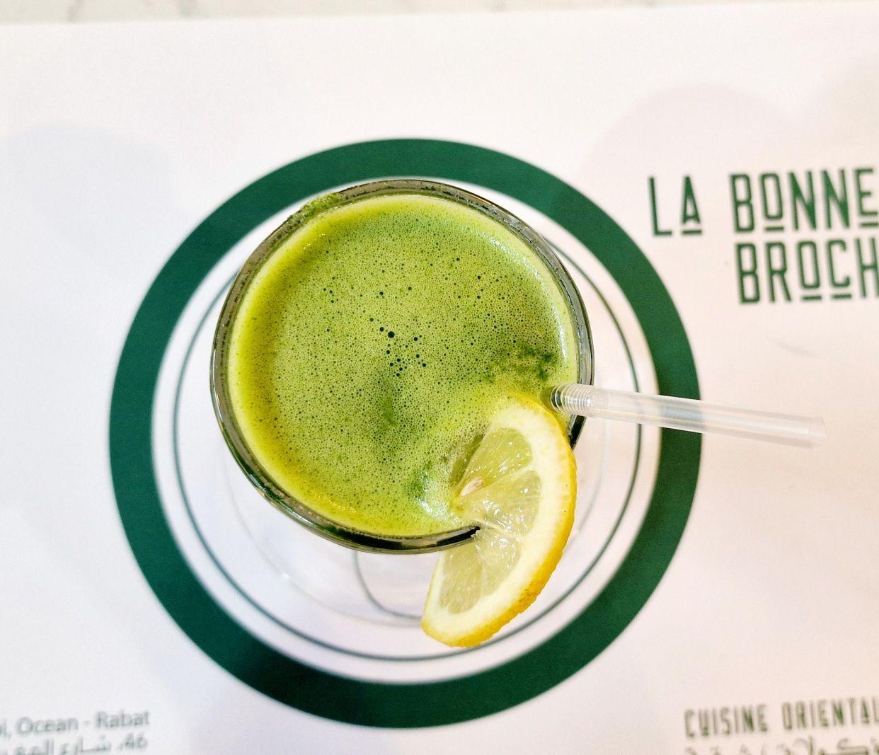 Jus de citron à la menthe