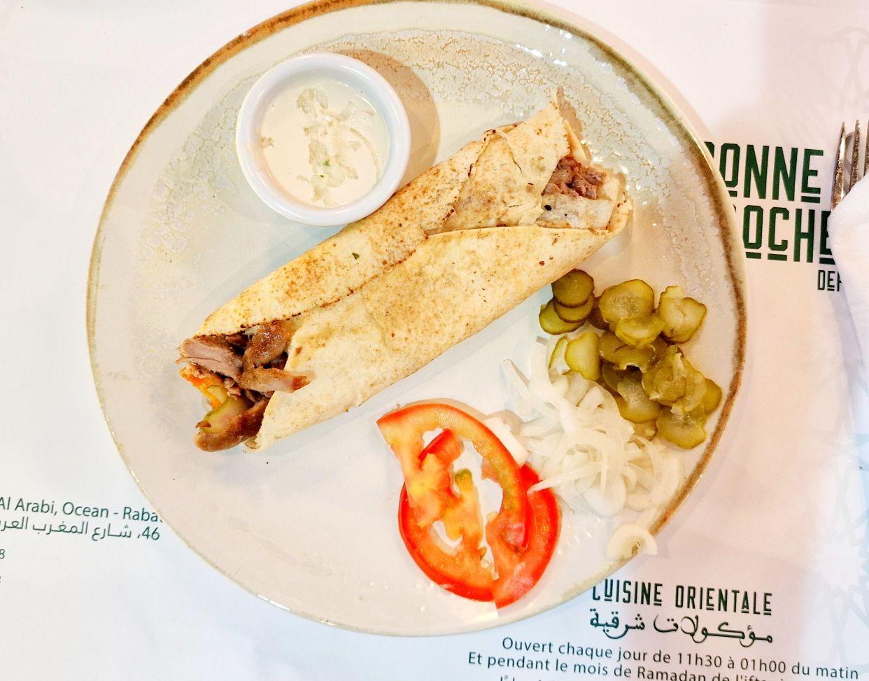 Chawarma viande moyen