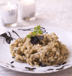 Risotto Truffe Noire Et Champignons
