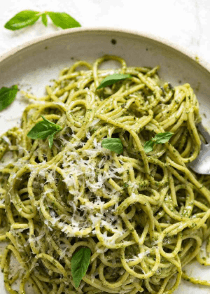 Pasta Pesto E Parmigiano