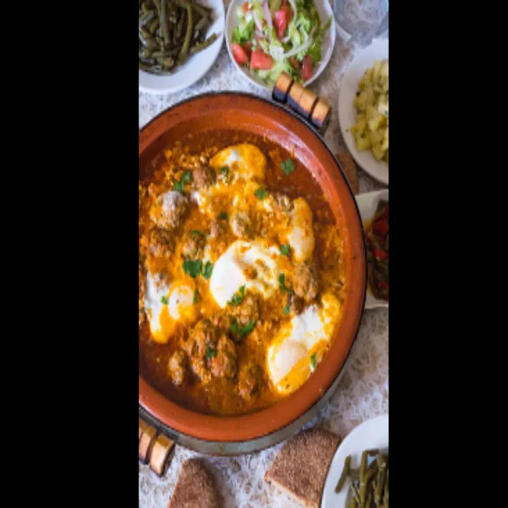Tajine Boulettes Viande Hachée Aux Œufs
