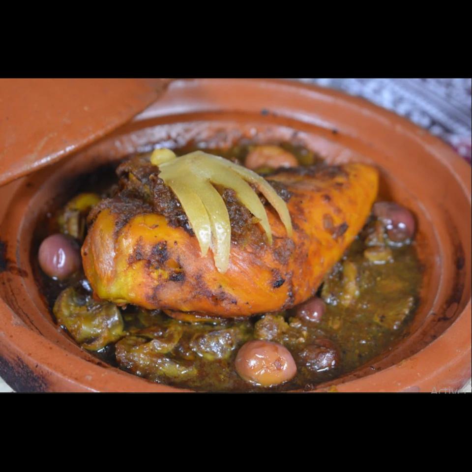 Poulet Daghmira En Portion