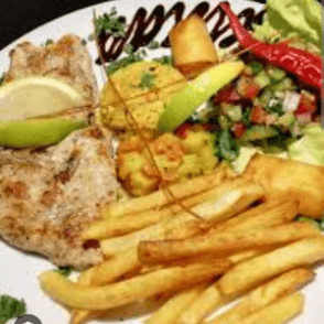 Plat escalope grillé